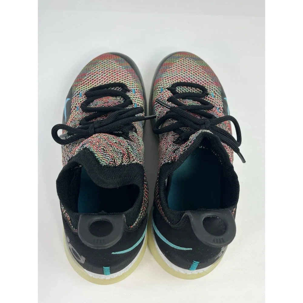Nike KD 11 Size 8.5 Men Flyknit Fruity Pebble AO2604-001 Low Top Shoes Sneakers